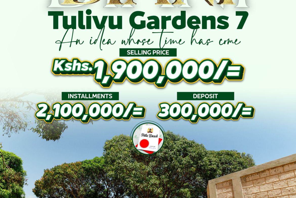 DIANI - TULIVU GARDENS 6land for sale in kenya - RealEstateKenya.net